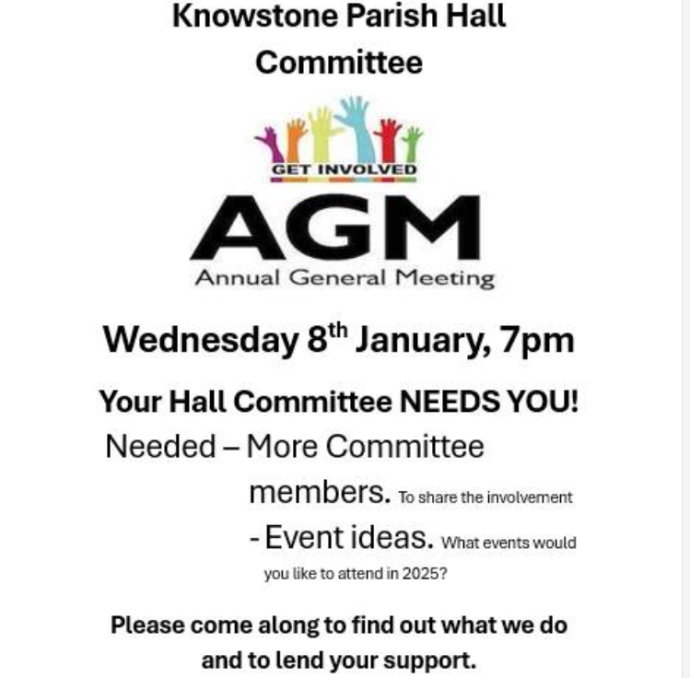 Details of Village Hall AGM